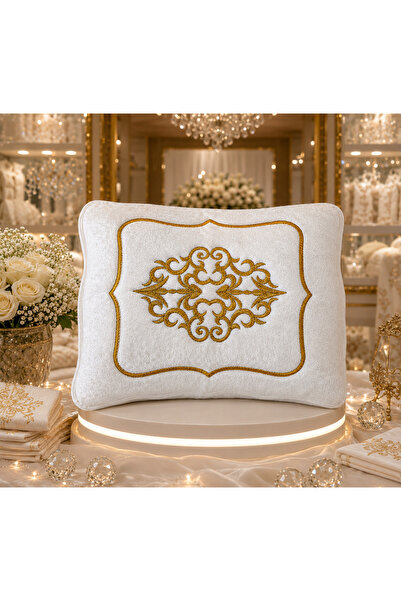 DİLEX Purse Dowry Bundle Bride's Bundle Groom's Bundle Needle Embroidered Ecr...