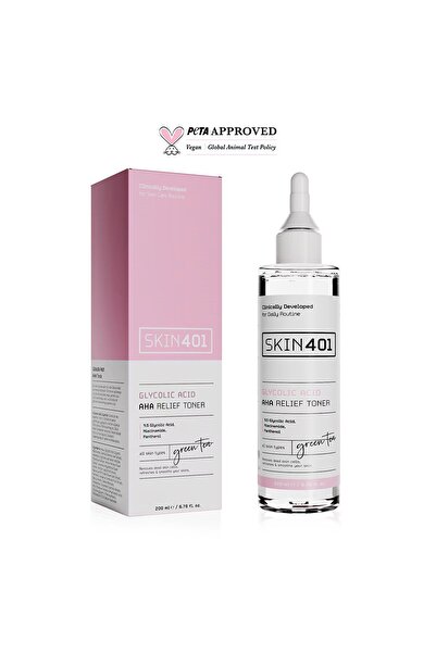 Skin 401 %5 Glikolik Asit Aydınlatıcı Etkili ve Leke Karşıtı Tonik 200 ml – A...