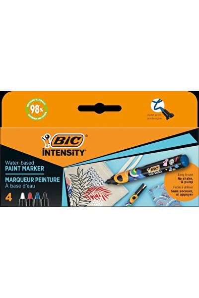 Bic Μαρκαδόρος Βαφής Έντονης Έντασης 4 Τεμάχια (527423)