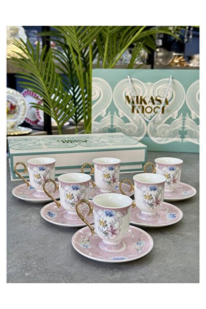 Mikasa Moor Blush Palas 6-Piece Coffee Cup Set 90ml P366.121850