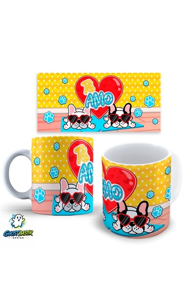 Ghostbastır Design Dog Mug |   Single Piece K0290