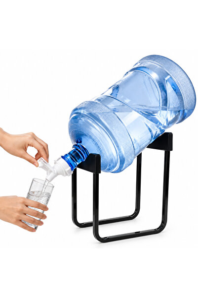 LEIHMANN Suport metalic pentru dozator apă, compatibil cu bidoane de 11L, 19L...