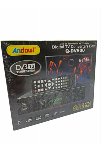 Andowl Q-DV900 Q-DV900 Ψηφιακός Δέκτης Mpeg-4 Συνδέσεις 4K UHD SCART HDMI