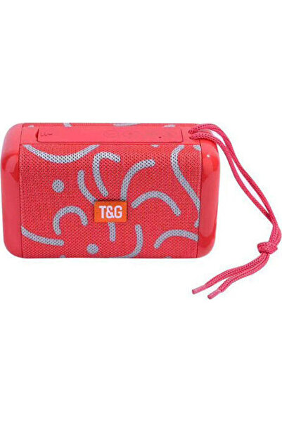 T&G TG-163 Ηχείο Bluetooth 5W Ροζ/Γκρι