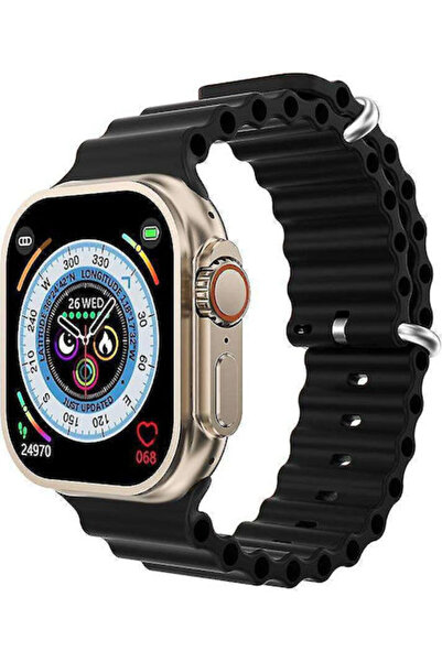 OEM Z87 Ultra 2 49mm Έξυπνο ρολόι με μετρητή καρδιακών παλμών (Μαύρο)
