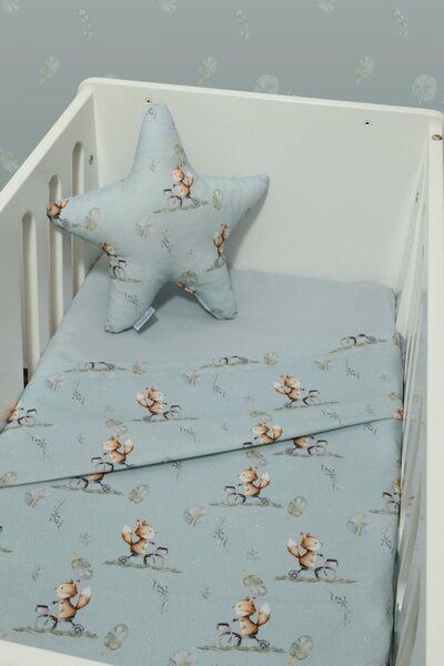 Oliver Baby Σετ 2 σεντονιών κούνιας 80x110εκ. 100% Βαμβάκι Des. 429
