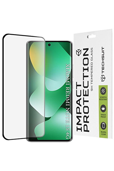 Techsuit Folie pentru Xiaomi Redmi Note 15 4G - 111D Full Cover / Sticlă cu a...