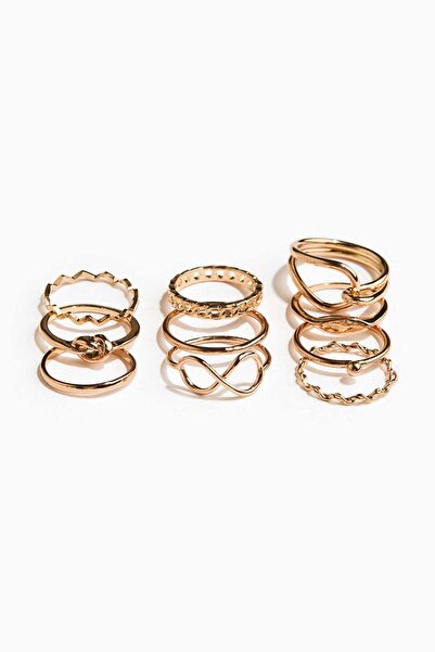 H&M 10-pack rings