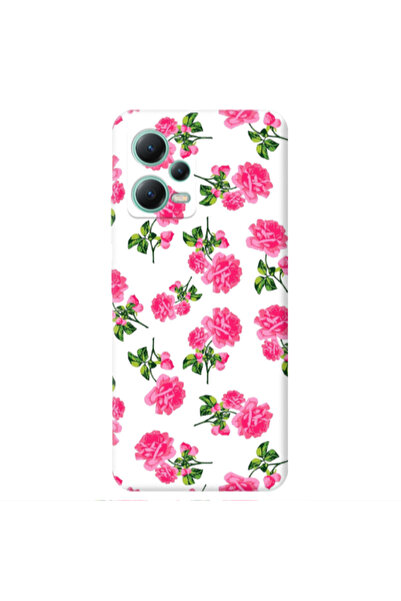 Other Xiaomi Redmi Note 12 Pro 5G Roses White Transparent Silicone TPU Θήκη