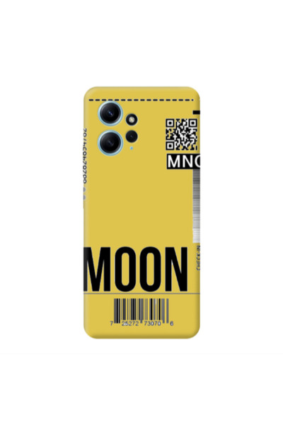 Other Xiaomi Redmi Note 12 4G A ticket to the moon Yellow Colored Silicone TP...
