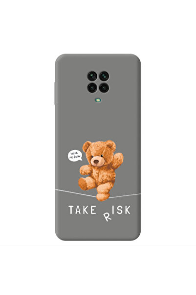 Other Xiaomi Redmi Note 9 Pro Take risk Grey Colored Silicone TPU Θήκη