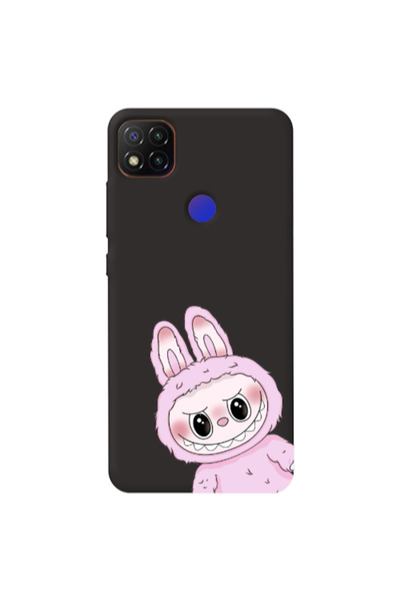 Other Xiaomi Redmi 9c Labubu 6 Black Colored Silicone TPU Θήκη