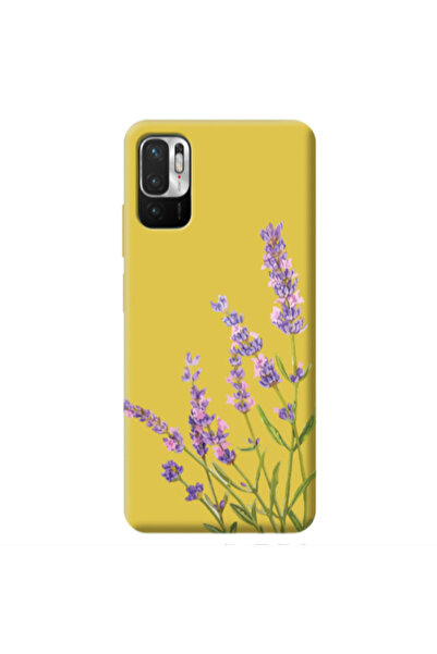 Other Xiaomi Redmi Note 10 Pro 5G Flowers 8 Yellow Colored Silicone TPU Θήκη