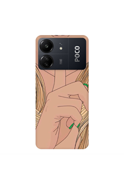 Other Xiaomi Poco C65 Shut up Transparent Silicone TPU Θήκη
