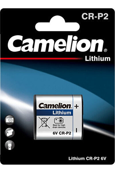 CAMELİON Μπαταρία Λιθίου CR-P2 6V Για Επαγγελματικές Κάμερες & Ηλεκτρονικές Β...