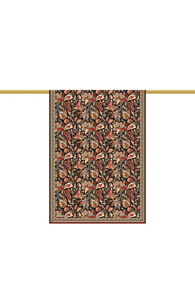 Bursa İpek Bozkır Ahenk Pattern Crepe Silk Shawl