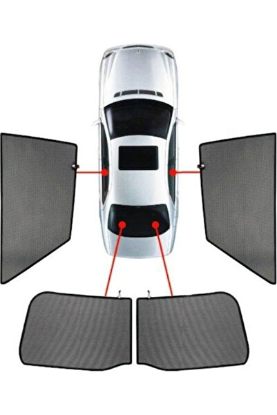 Other CarShades Πλευρικά Σκιάδια Αυτοκινήτου για Fiat Πεντάθυρο (5D) 4 τεμάχι...