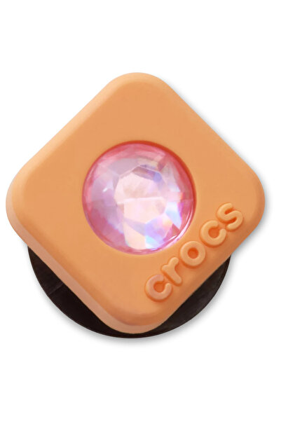 Jibbitz Orange Square PVC SMT Gem Unisex 10017398_1