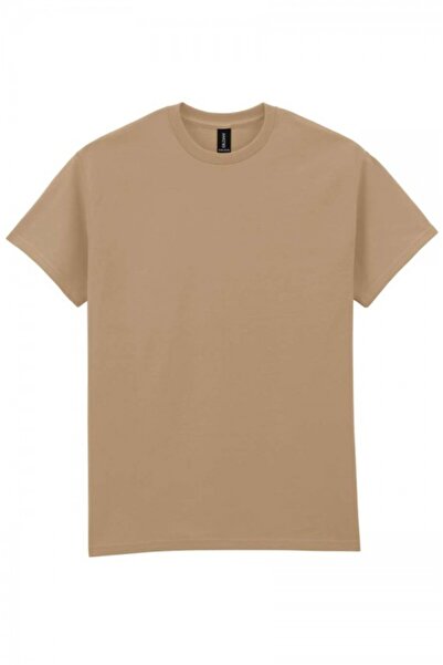 GILDAN Tricou bărbătesc, 100% bumbac, GI 2000, Bej