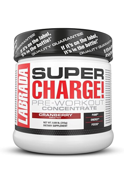 Labrada super charge pre-workout concentrate - 315 g, Cranberry (63 Servings)
