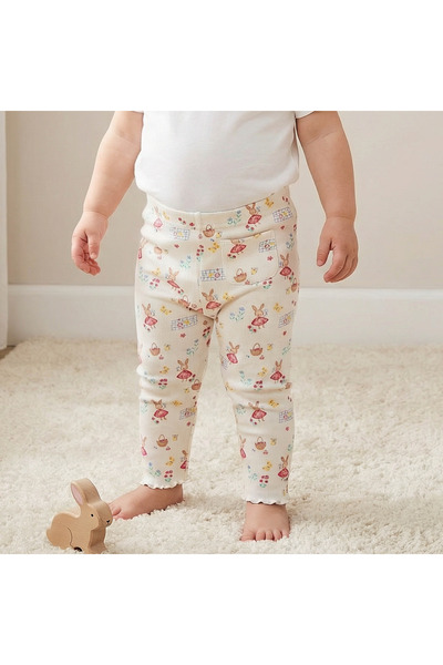 Juniors Leggings with Bunny Print