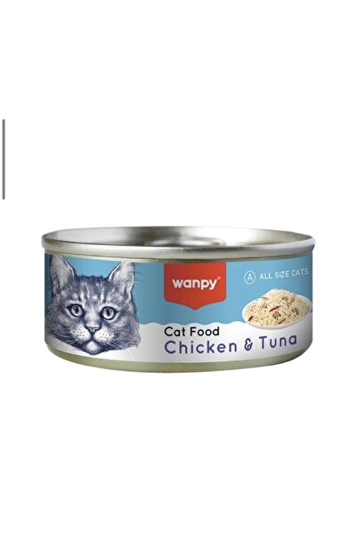 Wand Canned Food with Chicken and Tuna Pieces for Cats 95g