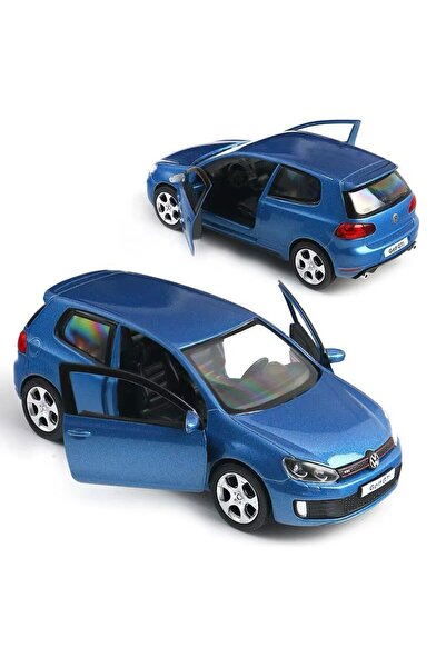 WELLY Volkswagen Golf GTI Model Die-Cast Albastru 1:36