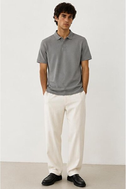 ALEXANDERGARDI Textured Polo Neck T-Shirt