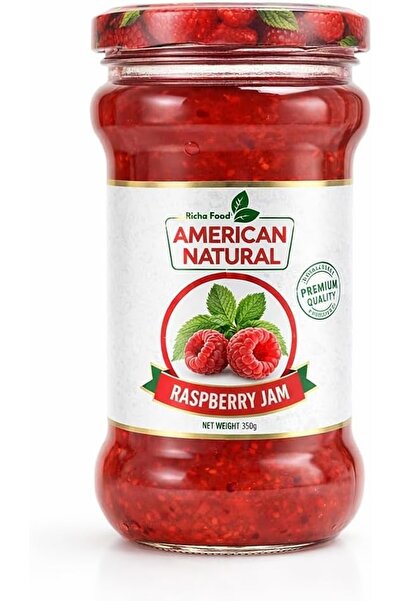 American Natural Rasberry jam 350gm x 12