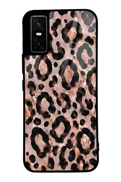 Spoyi Infinix Gt 30 Pro Rose Gold Leopard Design Glossy Phone Case