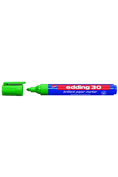 Edding Μαρκαδόρος Brilliant Paper 30 Ανεξίτηλος 3mm Πράσινος