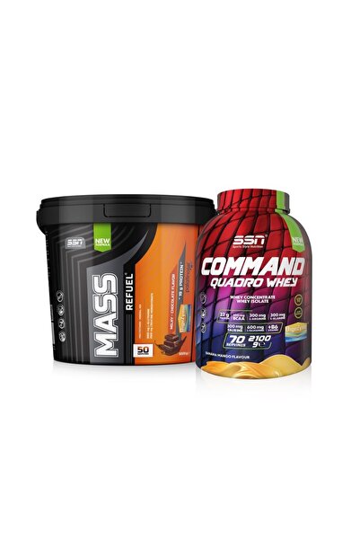 SSN Sports Style Nutrition Bulk Power Mass Gainer 5000G Çikolata + SSN Comman...