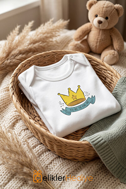 ÇELİKLER HEDİYE قميص نوم للأطفال مطبوع عليه You are the king dad، مصنوع من ال...