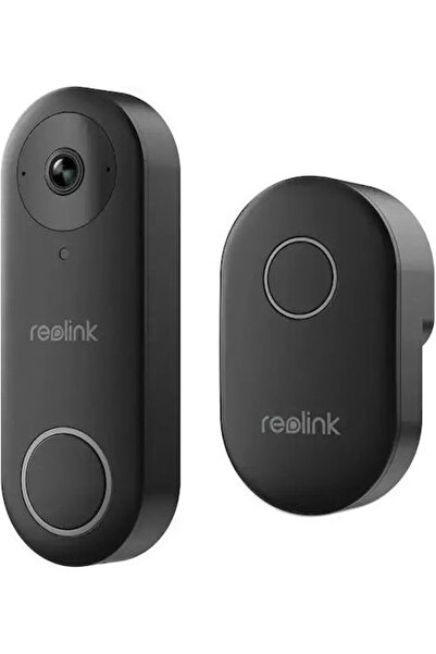 ReoLink D340P Κουδούνι πόρτας συμβατό με Alexa, Μαύρο
