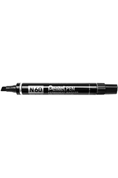 Pentel N60 Μαρκαδόρος Μόνιμης Γραφής Μαύρος