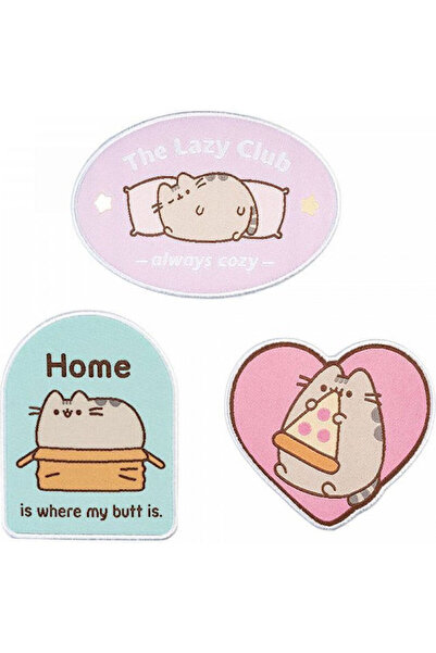 GRUPO ERIK Σετ 3 ραφτών μπαλωμάτων Pusheen