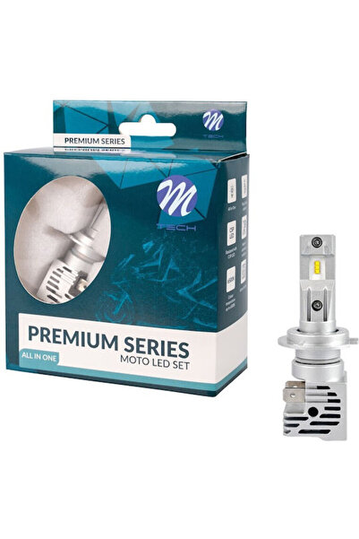 M-TECH Λάμπες Αυτοκινήτου H7 LED 6500K Ψυχρό Λευκό 9-32V 50W 1 τεμάχιο