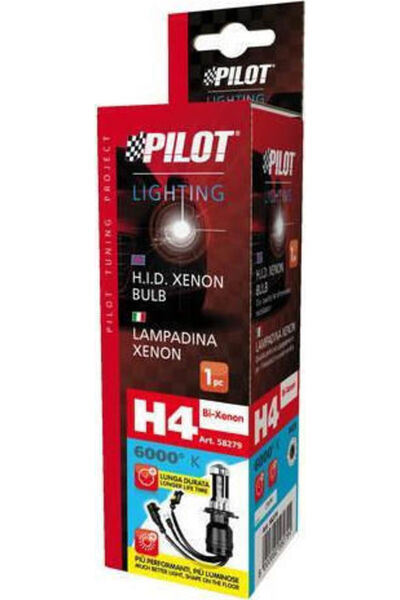 Lampa Λάμπες Αυτοκινήτου HID Bi-Xenon Premium 6000K H4 Xenon 6000K Ψυχρό Λευκ...