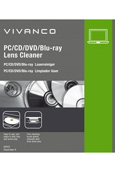 Vivanco Καθαριστικό CD/DVD για υπολογιστές, Καθαριστικό φακού CD/DVD