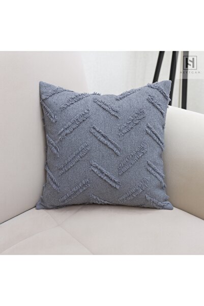 HEYTGAH Single Fringed Cushion Cover _Double-Sided Luxury Double-Line Cushion...