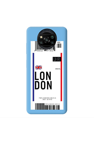 Other Xiaomi Poco X3 /X3 Pro London Arrival Blue Colored Silicone TPU Θήκη