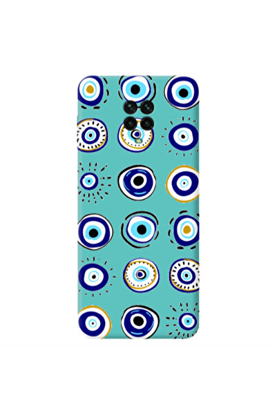 Other Xiaomi Redmi Note 9 Pro Beads Turquoise Colored Silicone TPU Θήκη