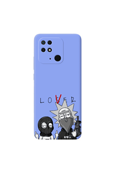 Other Xiaomi Redmi 10C Rick Loser Light Purple Colored Silicone TPU Θήκη