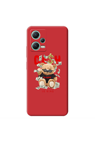 Other Xiaomi Redmi Note 12 Pro 5G Cash is king Red Colored Silicone TPU Θήκη