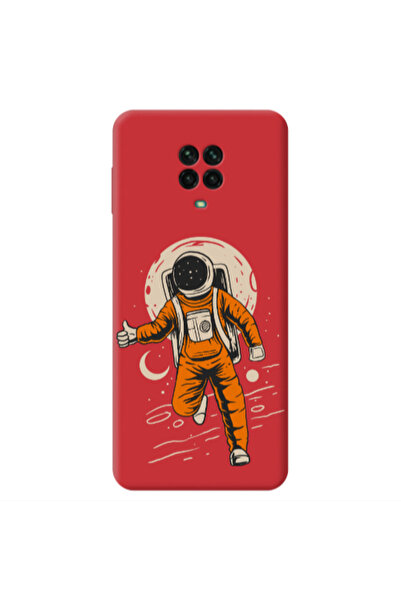 Other Xiaomi Redmi Note 9 Pro Hitchhike Red Colored Silicone TPU Θήκη