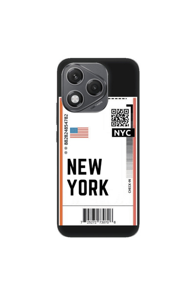 Other Honor 400 Lite New York NYC Black Colored Silicone TPU Θήκη