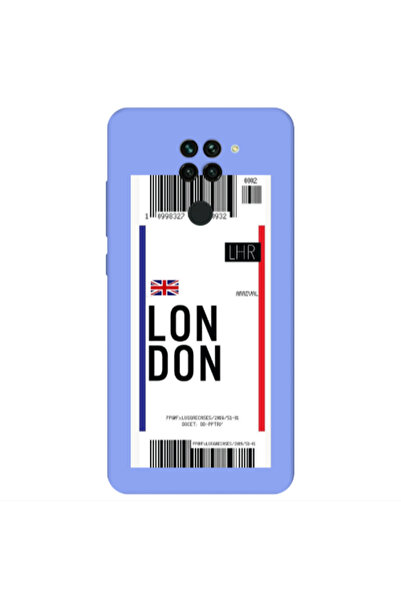 Other Xiaomi Redmi Note 9 London Arrival Light Purple Colored Silicone TPU Θήκη