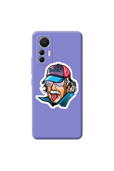 Other Xiaomi Mi 12 Lite Einstein Purple Colored Silicone TPU Θήκη