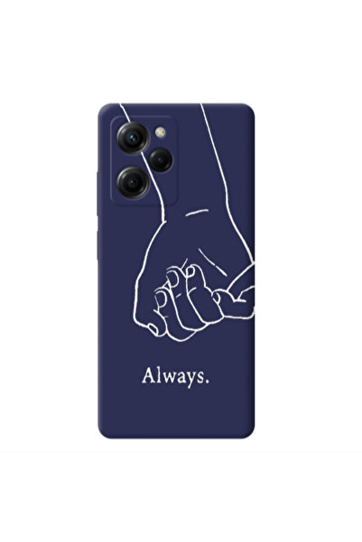 Other Xiaomi Poco X5 Pro Always Dark blue Colored Silicone TPU Θήκη
