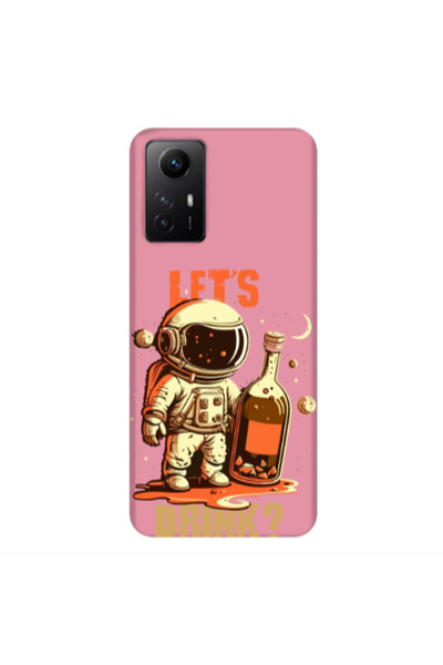 Other Xiaomi Redmi Note 12s Lets drink Pink Colored Silicone TPU Θήκη